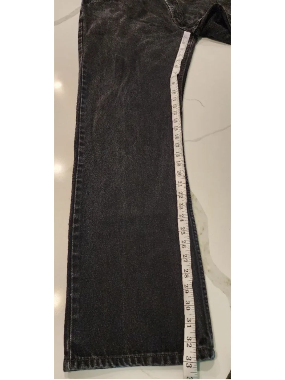 Levi's 505 Regular Fit Black Jeans Mens W40 L34 100% Cotton Straight Leg